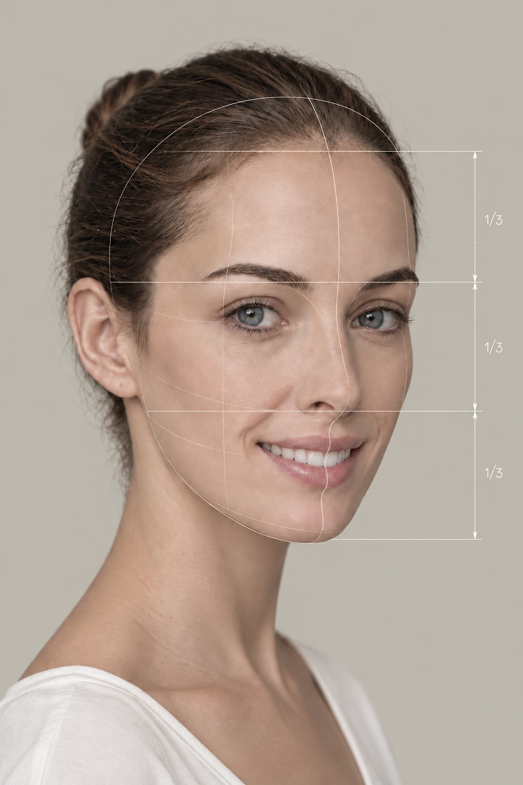 Illustration du visage, bouche mise en évidence